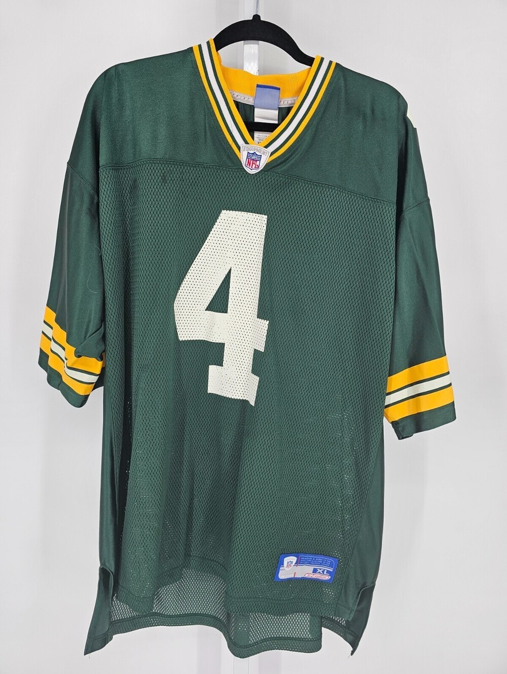 Vintage Green Bay Packers Brett Favre Jersey Reebok On Field Xl